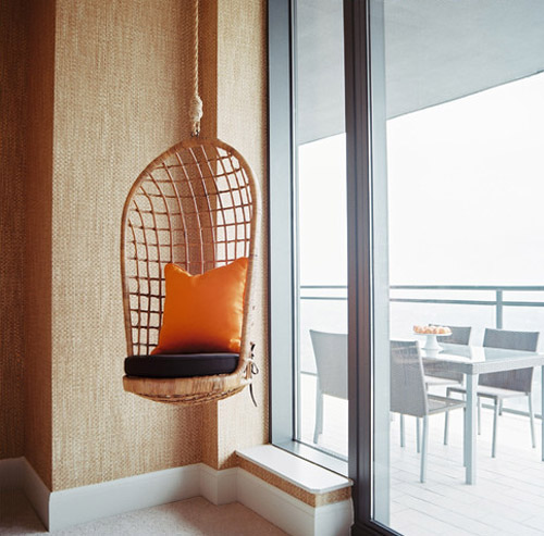 La Dolce Vita: Design Under the Influence: The Rattan Hanging Chair